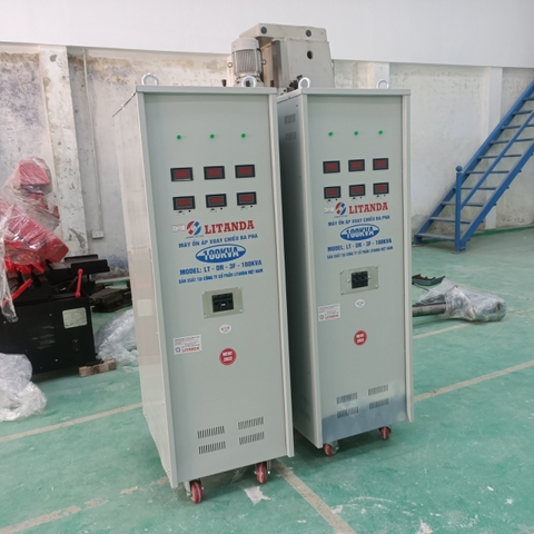 Giá Ổn Áp Litanda 100KVA 3 Pha SH3-100K II Đèn Led Điện Tử Bao Nhiêu?