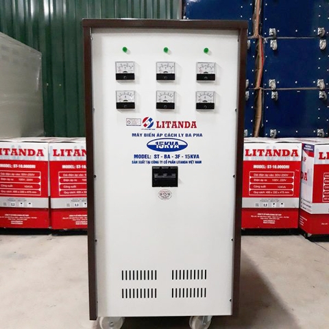 Biến Áp Cách Ly 15KVA 3 Pha Lioa Litanda Chính Hãng Bảo Hành 4 Năm