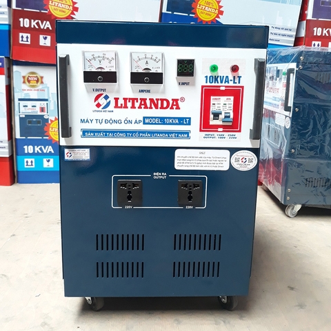 Lioa Nhật Linh SH-10000 II Dải 150V-250V Ổn Áp Lioa 10KVA 1 Pha 10KW