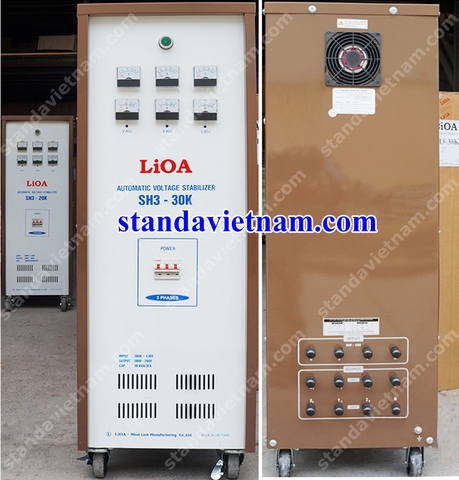 Ổn Áp LiOA 30KVA 3 Pha Dải 160V~430V