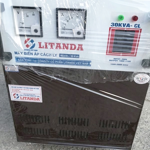 Máy Biến Áp Cách Ly Litanda 30KVA Đời Mới 100% Dây Đồng Chính Hãng 2023