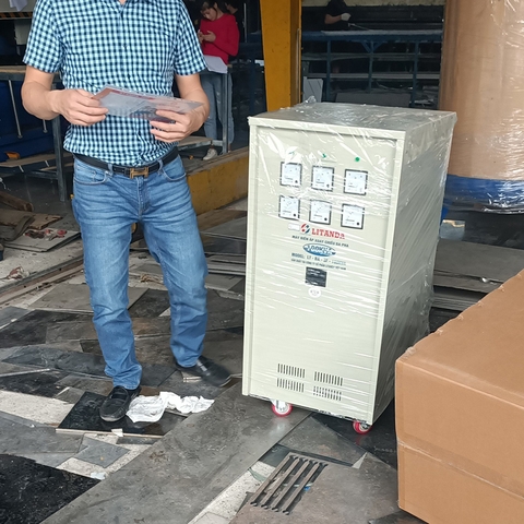 Máy Biến Áp Litanda 100KVA 3 Pha 380V/ 220V/ 200V Giao Đến Số 720 Phúc Diễn - Nam Từ Liêm - Hà Nội