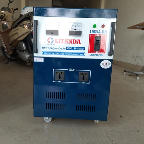 Máy Ổn Áp Litanda 10KVA-DR Dải 90V-250V 10KW Giao Đến Khách Hàng Tại Đông Anh - Hà Nội