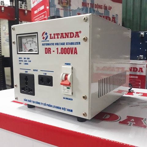 Ổn Áp 1KVA 1 Pha Dải 90V~250V LiTanda 1kW Chất Lượng Số 1 Việt Nam