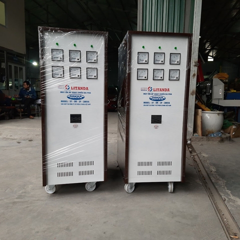 Ổn Áp 3 Pha 30KVA Litanda Dải 260V~430V Đời Mới Dây Đồng 100%