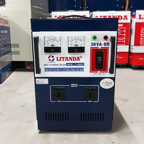 Ổn Áp 3000W 3KW Lioa LiTanda 3KVA Đời Mới Chính Hãng 100% Dây Đồng