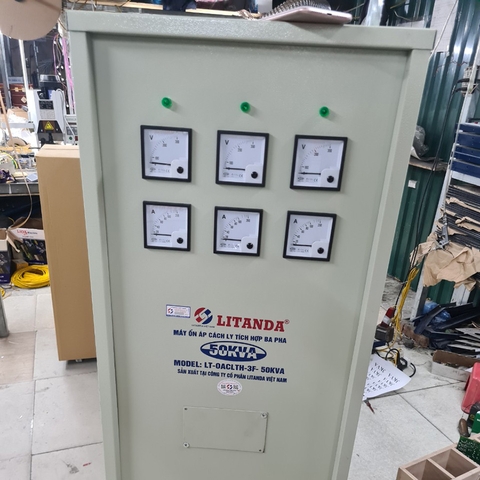 Ổn Áp Cách Ly 50KVA 3 Pha Litanda Chống Giật An Toàn Điện Giá Tốt Nhất