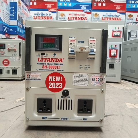 Ổn Áp Cho Nồi Cơm Điện Nhật Nội Địa Nên Dùng Ổn Áp Litanda 3KVA 3KW