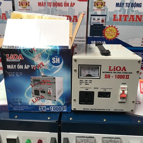 Ổn Áp Lioa 1KVA Giá Bao Nhiêu Tiền? Loại SH-1000 DRI-1000 DRII-1000 II