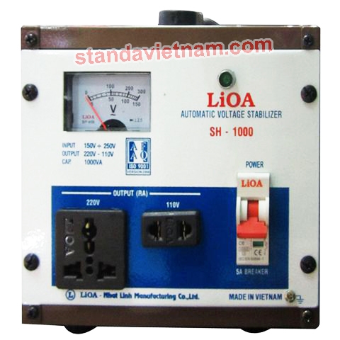 Giá ổn áp Lioa 1KVA chính hãng