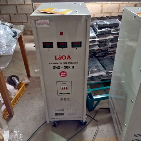 ỔN ÁP LIOA 30KVA 3 PHA 30KW SH3-30K II NEW 2024 GIÁ BAO NHIÊU TIỀN