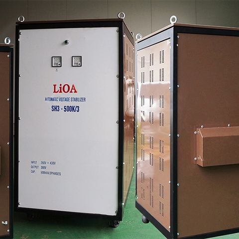 ỔN ÁP LIOA 500KVA 3 PHA 500KW NM-500K II DẢI 304V-420V GIÁ BAO NHIÊU?