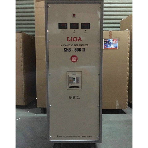 ỔN ÁP LIOA 60KVA 3 PHA 60KW SH3-60K II ĐỜI MỚI 2021 MUA Ở ĐÂU GIÁ TỐT