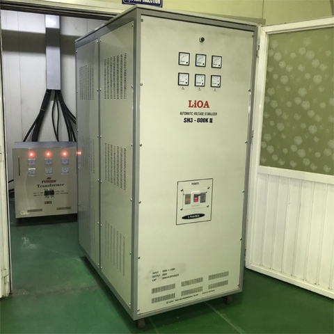 ỔN ÁP LIOA 800KVA 3 PHA 800KW SH3-800K II MODEL MỚI 2021 GIÁ TỐT NHẤT