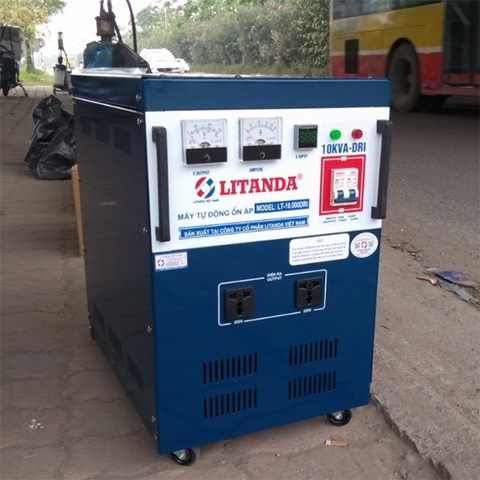 Ổn Áp Lioa Litanda 10KVA DRI Dải 50V~250V Dùng Để Kéo Điện Yếu