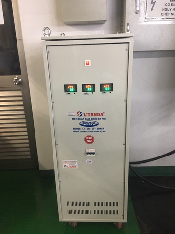 Ổn Áp Lioa Litanda 50KVA 3 Pha Dây Đồng 100% Thế Hệ Mới 2023