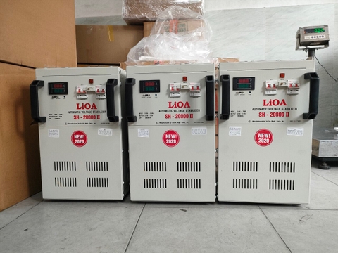 Ổn Áp Lioa SH-20000 II Dải 150V~250V 100% Dây Đồng Mới Nhất 2023