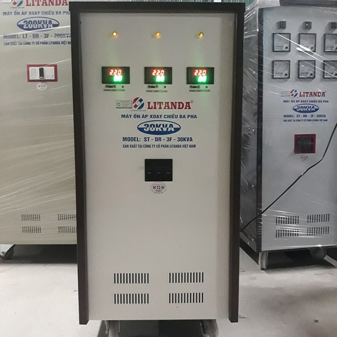 Ổn Áp Lioa SH3 30K II 3 Pha 30KVA 30KW Chính Hãng Dây Đồng Giá Gốc