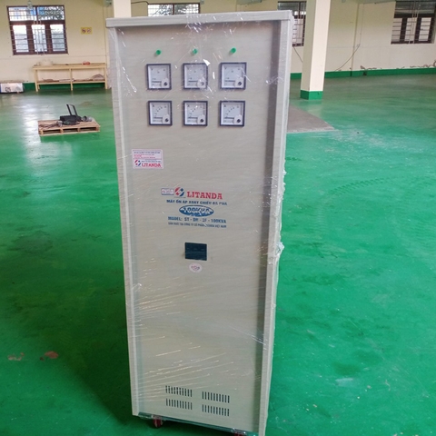 Ổn Áp Litanda 100KVA 3 Pha Dải 260V-430V Chính Hãng 100% Dây Đồng