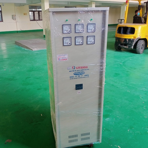 Ổn áp Litanda 100KVA 3 pha tích hợp biến áp đổi nguồn