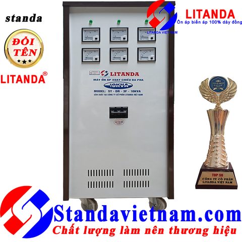 Giá Ổn Áp Litanda 10KVA 3 Pha Thế Hệ Mới 2020 Dây Đồng 100% Chính Hãng