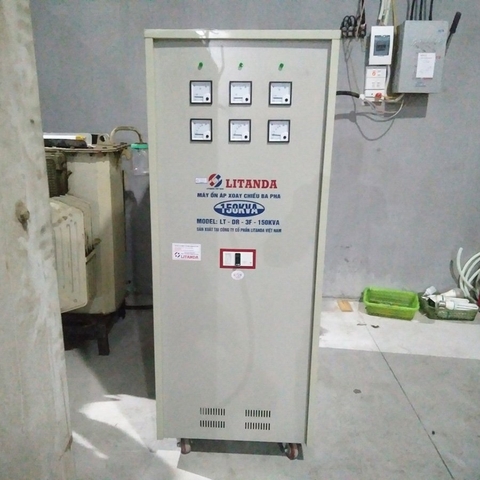 Ổn Áp Litanda 150KVA 3 Pha DR3-150KII Dây Đồng 100% Nguyên Chất NEW 2023