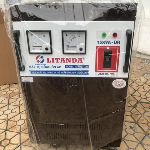 Ổn Áp Litanda 15KVA-DR Dải 90V-250V Phiên Bản Mới 2021 Giao Cho Khách Hàng Ở Hải Dương