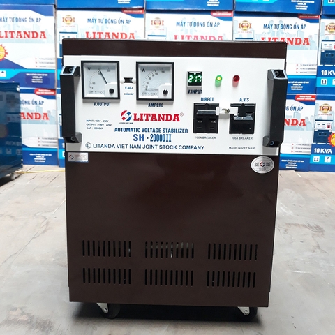 Ổn Áp Litanda 20KVA 1 Pha SH-20000 II NEW 2024 Giá Bao Nhiêu Tiền