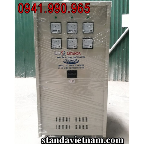 Ổn Áp Litanda 45KVA 3 Pha 45KW NEW 2020 Dây Đồng Chính Hãng Giá Rẻ