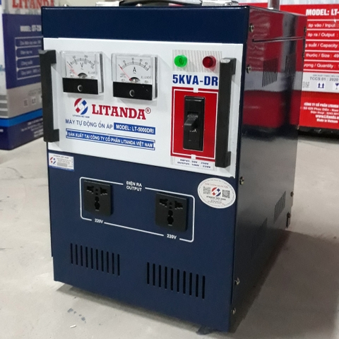 Ổn Áp Litanda 5KVA Dải 50V New 2020 Dây Đồng 100% Chính Hãng Giá Tốt