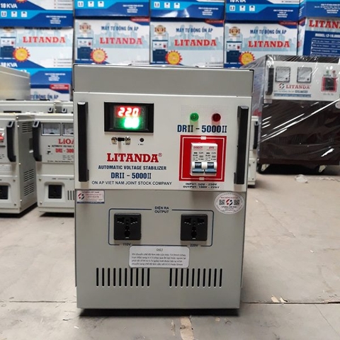 Ổn Áp Litanda 5KVA DRI 5KW NEW 2024 Dây Đồng Giá Tốt Nhất Mua Tại Đây