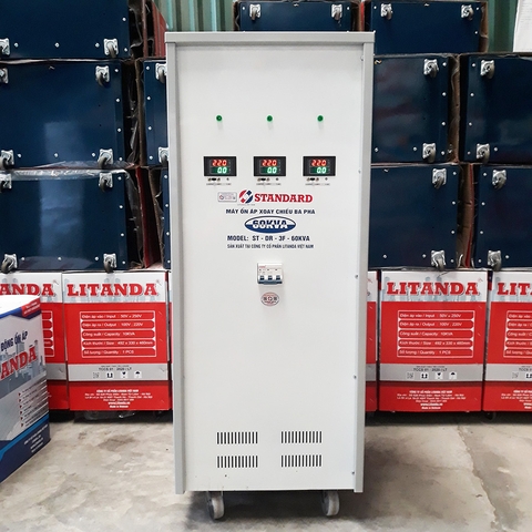 Ổn áp Standa 60kva 3 pha dải 160-430v