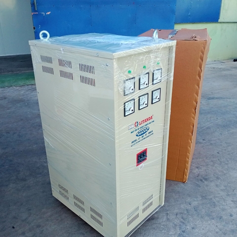 Ổn Áp Litanda 80KVA 3 Pha Lắp Cho Công Ty Lihua Việt Nam Tại Hải Dương