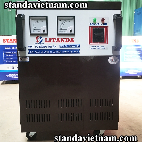 Ổn áp Standa 20KVA DR (90V-250V) Dây Đồng Đổi Tên Ổn Áp Litanda 20KVA