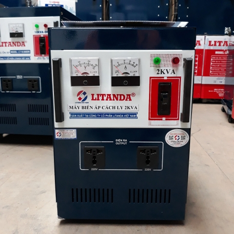 Máy Biến Áp Cách Ly 2KVA Litanda Chống Nhiễu Cho Dàn Âm Thanh, Audio