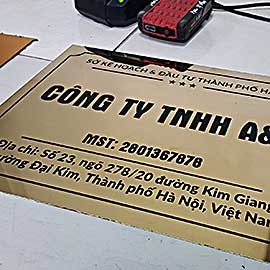 Kích thước biển công ty đẹp là như thế nào?