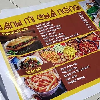 Mẫu biển quảng cáo đồ ăn vặt đẹp từ khắp nơi tại Hà Nội