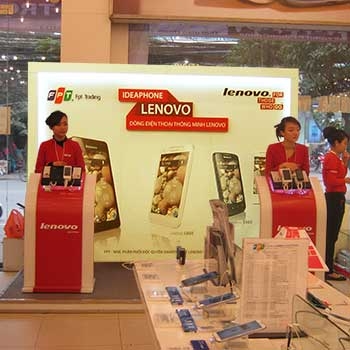 Sản xuất, lắp đặt booth quảng cáo giá rẻ tại Hà Nội