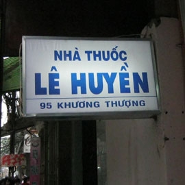 Làm biển quảng cáo nhỏ, cho cửa hàng nhỏ, trong ngõ nhỏ, vỉa hè nhỏ ở Hà Nội