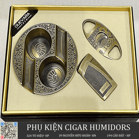 Bộ set phụ kiện Cigar 3 món Guevara