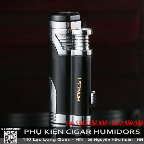 Bật Lửa Khò 2 Tia Chính Hãng Honest BCZ-359