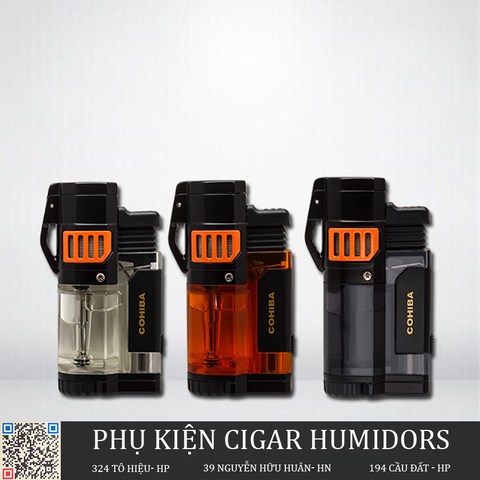 Bật lửa khò xì gà 3 tia Cohiba COB35