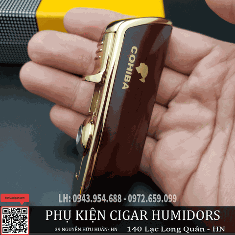 Bật lửa Cohiba khò 3 tia- COB 528