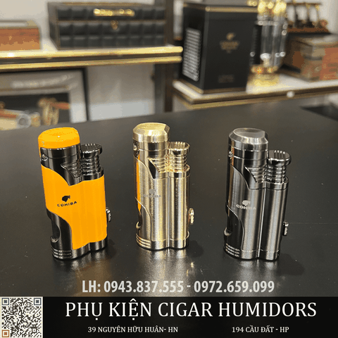 Bật lửa khò xì gà 2 tia Cohiba H052