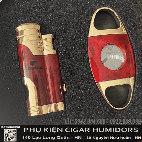 Bộ Set Phụ Kiện Cigar Cao Cấp Cohiba HB-359/J398