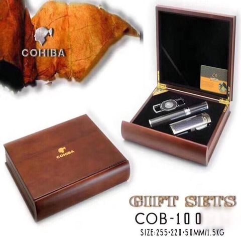 Hộp đựng cigar kèm phụ kiện COB-100
