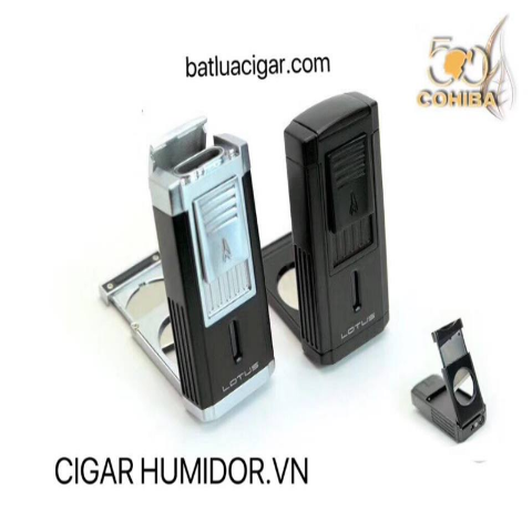 Bật lửa cigar kèm cắt Colibri  LI-600C