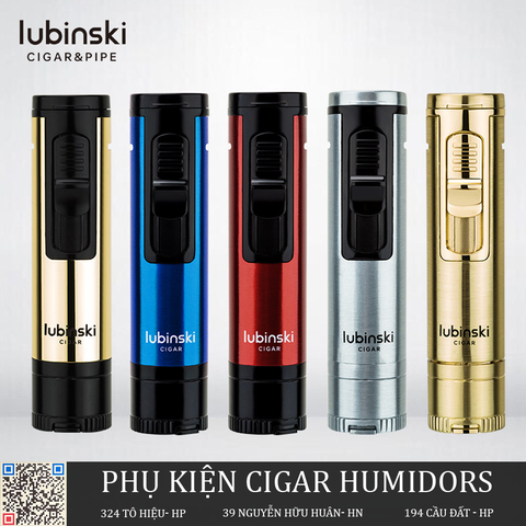 Bật lửa kèm đục, gác điếu và que thông cigar YJA 10018