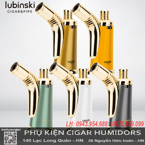 Bật Lửa Khò Để Bàn Lubinski YJA-10064 – 1 Tia, Có Khóa Lửa, Nhìn Ga – Nhỏ Gọn, Hiện Đại, Chính Hãng