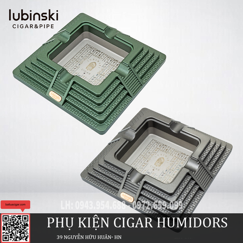 Gạt Tàn Cigar 4 Điếu YJA 20040 – Hợp Kim Nhôm Cao Cấp, Siêu Bền, Thiết Kế Sang Trọng